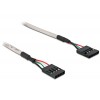 Kabel USB Pinheader ženski/ženski 4>5pin 50cm
