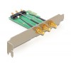 PCIe Kartica > Mini PCIe 3x RP-SMA Priključek Antene