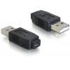Adapter USB micro A+B Ženski/ USB A Moški
