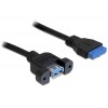 Kabel USB 3.0 Pinheader Ženski > 1x USB 3.0-A Ženski 50cm