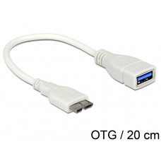 Mobilni adapter kabel za Samsung Note / micro USB 3.0 > USB 3.0-A 20 cm OTG Delock