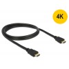 Delock Kabel High Speed HDMI s Ethernetom – HDMI A moški > HDMI A moški 4K 1,5 m